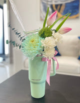 Flowered Tumbler