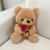 teddy with rose