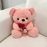 teddy with rose